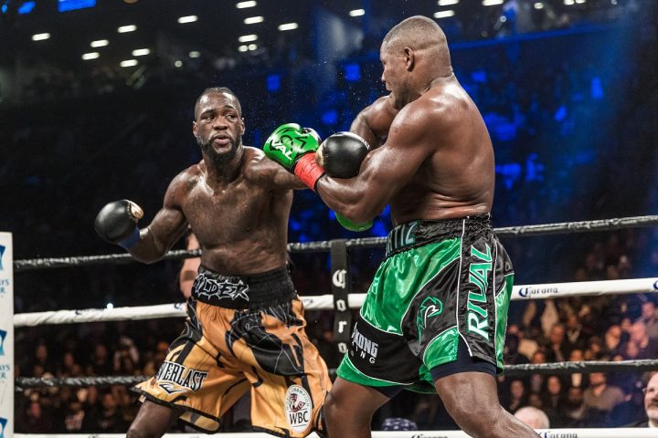 Image: Deontay Wilder accepts Anthony Joshua's challenge