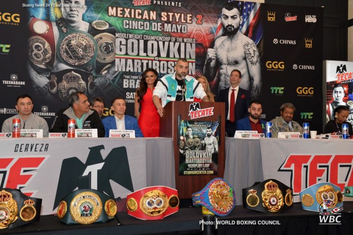 Image: Gennady Golovkin vs. Vanes Martirosyan final press conference quotes