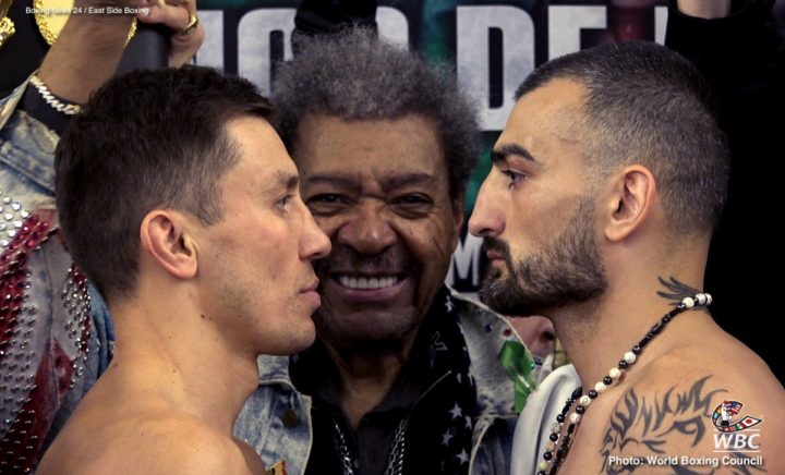 Image: Gennady Golovkin vs. Vanes Martirosyan - Weigh-in results