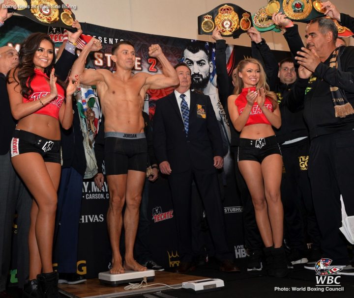 Image: Gennady Golovkin vs. Vanes Martirosyan - Weigh-in results