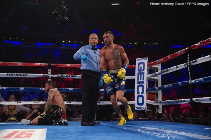 Image: Mikey Garcia’s trainer says Vasyl Lomachenko fight won’t happen because of Arum