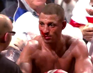 Image: Kell Brook shows his heart against Jones but he is nowhere near ready for Khan
