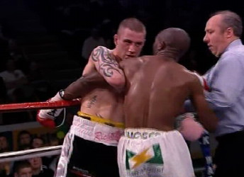 Image: Moses' trainer: Ricky Burns got away with a lot of holding and pushing; Khan also fights like that