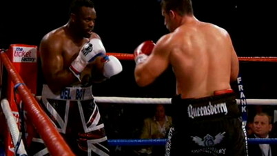 Image: Wladimir has to be careful that Chisora doesn’t kiss or bite him