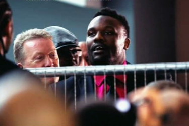 Image: The Haye-Chisora fight build up is like a funeral