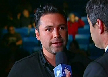 Image: De La Hoya may come out of retirement to fight Mayweather if he gives Ortiz a rematch