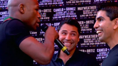 Image: Khan: I saw a lot of mistakes from Mayweather against Ortiz