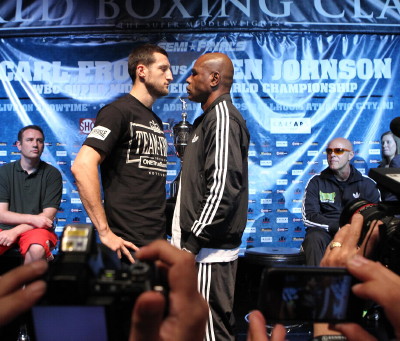 Image: Look for Johnson to punch a hole through Froch's false facade of confidence