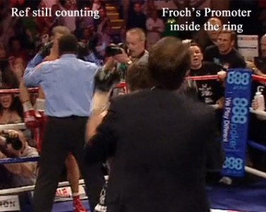 Image: Warren: Froch is lucky he didn't get disqualified against Bute