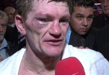 Image: Hatton thought he was ahead by 4 rounds against Senchenko when he was stopped
