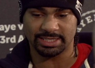 Image: Haye comes in heavier than last bout