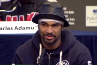 Image: Is self doubt starting to creep in Haye’s mind?