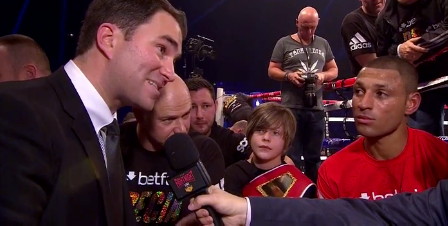 Image: Hearn believes that Kell Brook would destroy both Khan and Hatton