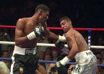 Image: Has Khan's weak chin improved enough to keep him upright against Maidana?