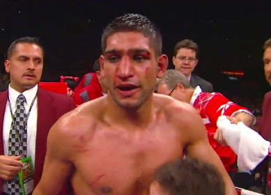 Image: Warren doesn't blame Khan for not taking the Maidana rematch