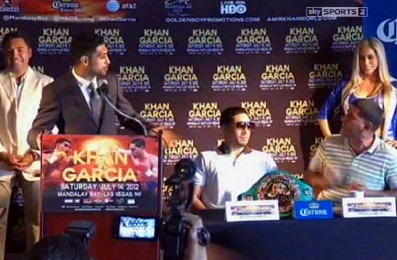 Image: Khan: I'll have too much for Garcia; I'm looking for a knockout