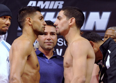 Image: Khan looked weight drained at weigh-in; he could struggle tonight