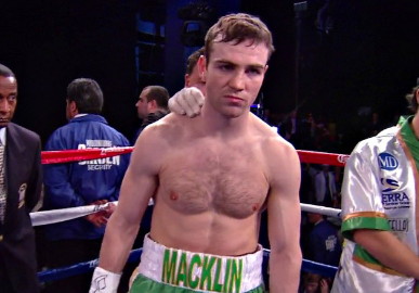 Image: Martinez comes on late to stop Macklin!