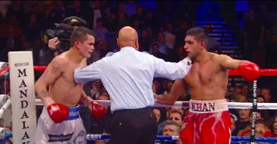 Image: Did Cortez's breaks in the action allow Khan to survive against Maidana?