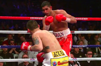 Image: Prediction: Khan will never be the same again after the savage beating he took from Maidana