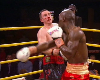 Khan vs. McCloskey boxing photo