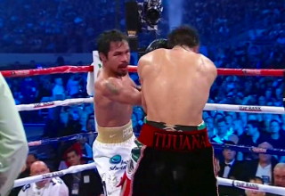 Image: Pacquiao willing to give Mayweather 55/45 split, but thinks he's afraid to fight
