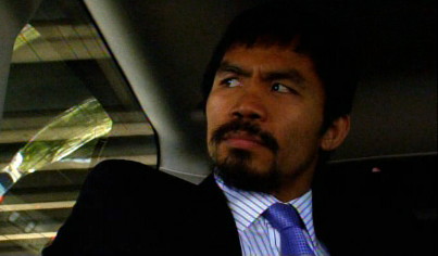Image: Weights: Pacquiao 144.6, Margarito 150
