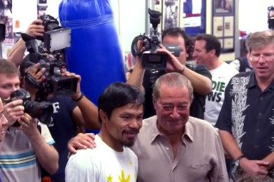 Image: Arum says Pacquiao's November 10th fight will still go ahead
