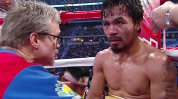 Image: Roach wants Pacquiao to fight a couple more times and then take on Mayweather Jr. before retiring