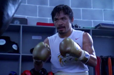 Floyd Mayweather Jr, Juan Manuel Marquez, Manny Pacquiao boxing photo