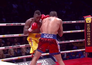 Image: Stevenson stops George; Lemieux destroys Gaona in 1st round TKO