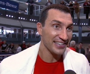 Image: Wladimir: I'm going to try hard to KO Mormeck, but I won't guarantee it