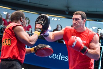 Image: Wladimir says he doesn't believe Haye will be retiring at the end of the year
