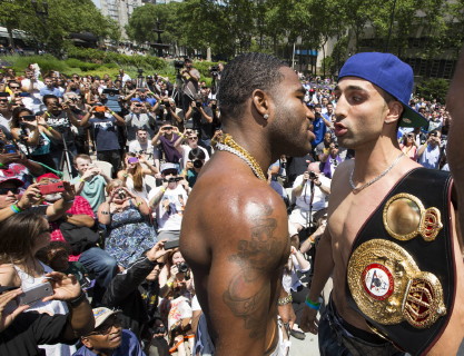 Adrian Broner and Paulie Malignaggi