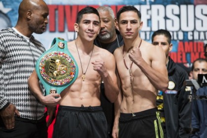 Leo Santa Cruz and Jesus Ruiz