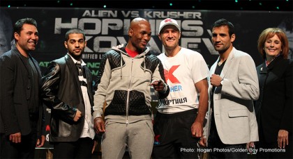 Photo: Hopkins - Kovalev Final Press Conference Image: Hopkins - Kovalev Final Press Conference