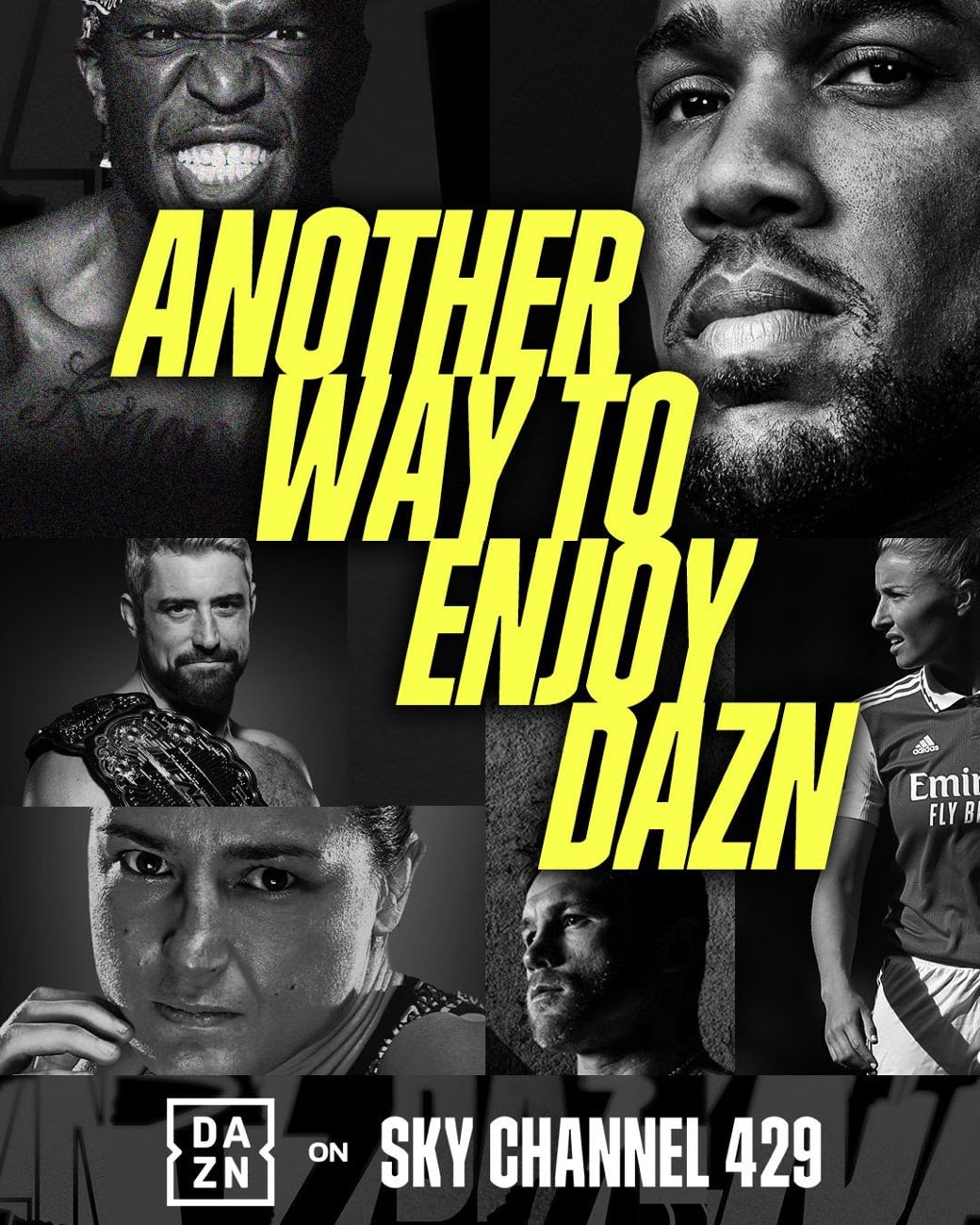 Image: DAZN Launches Channel 429 On Sky Ahead Of Anthony Joshua Fight On April 1