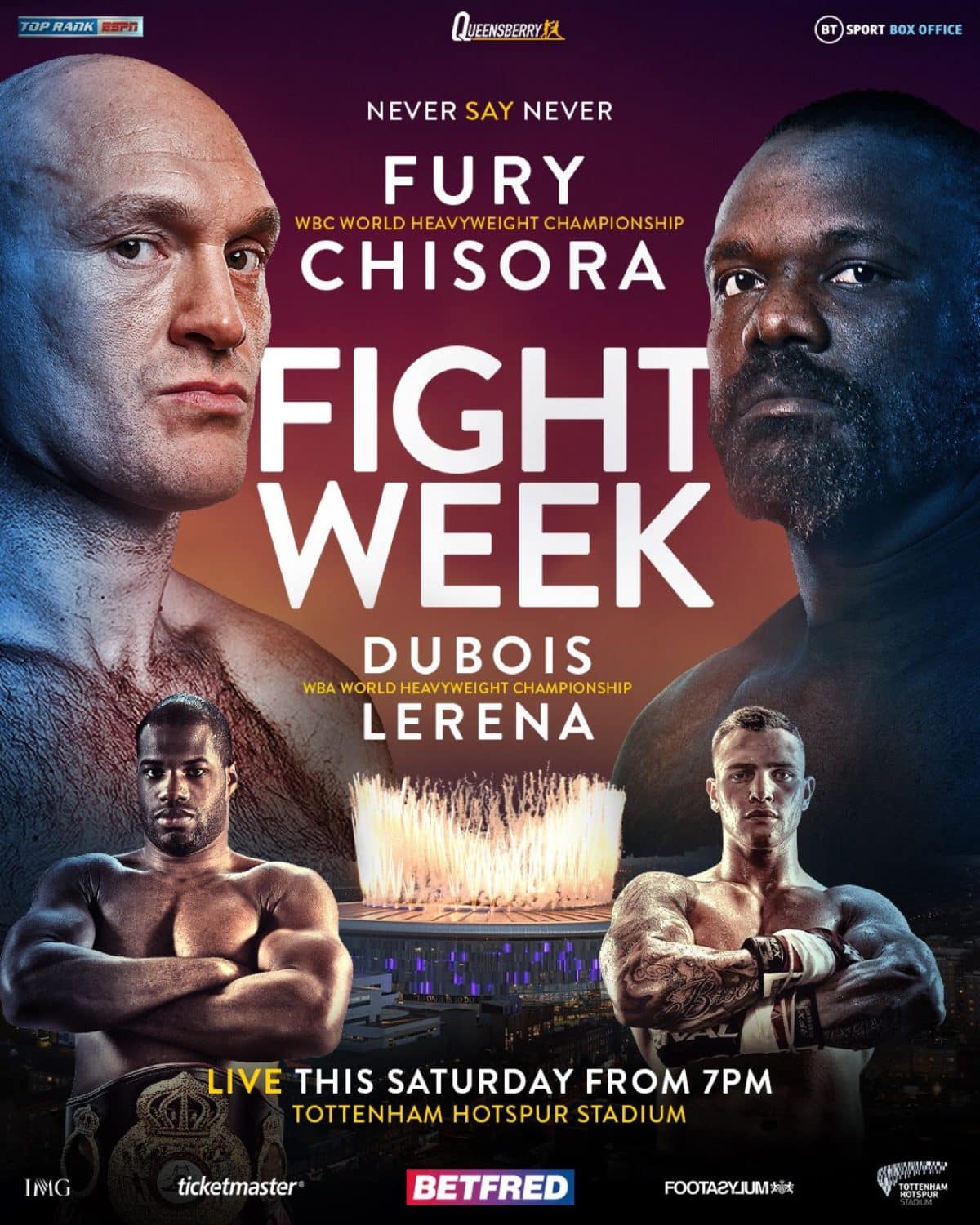 Image: Tyson Fury responds to Derek Chisora fight critics