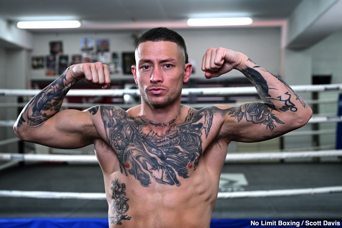 Image: Liam Paro vs. David Papot on September 18 in Brisbane, Australia