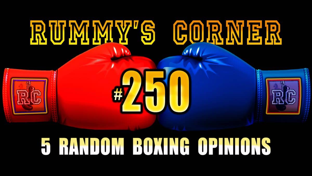 Image: VIDEO: 5 Random Boxing Opinions