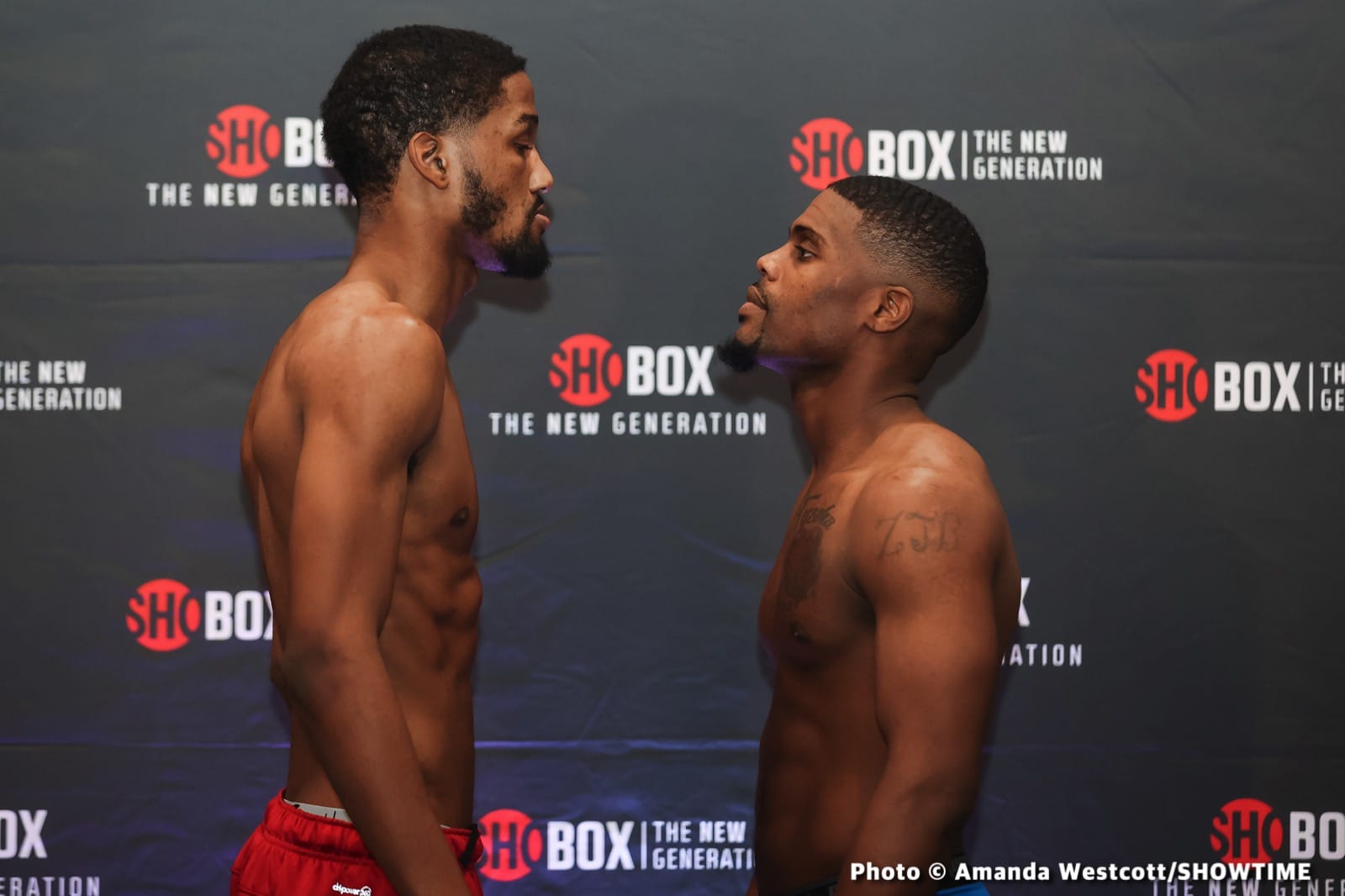 Image: Holmes Vs. Brown - Official Showtime Weights & Photos