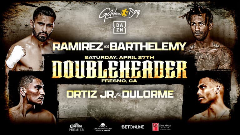 Image: Ramirez vs. Barthelemy live on DAZN on April 27 in Fresno