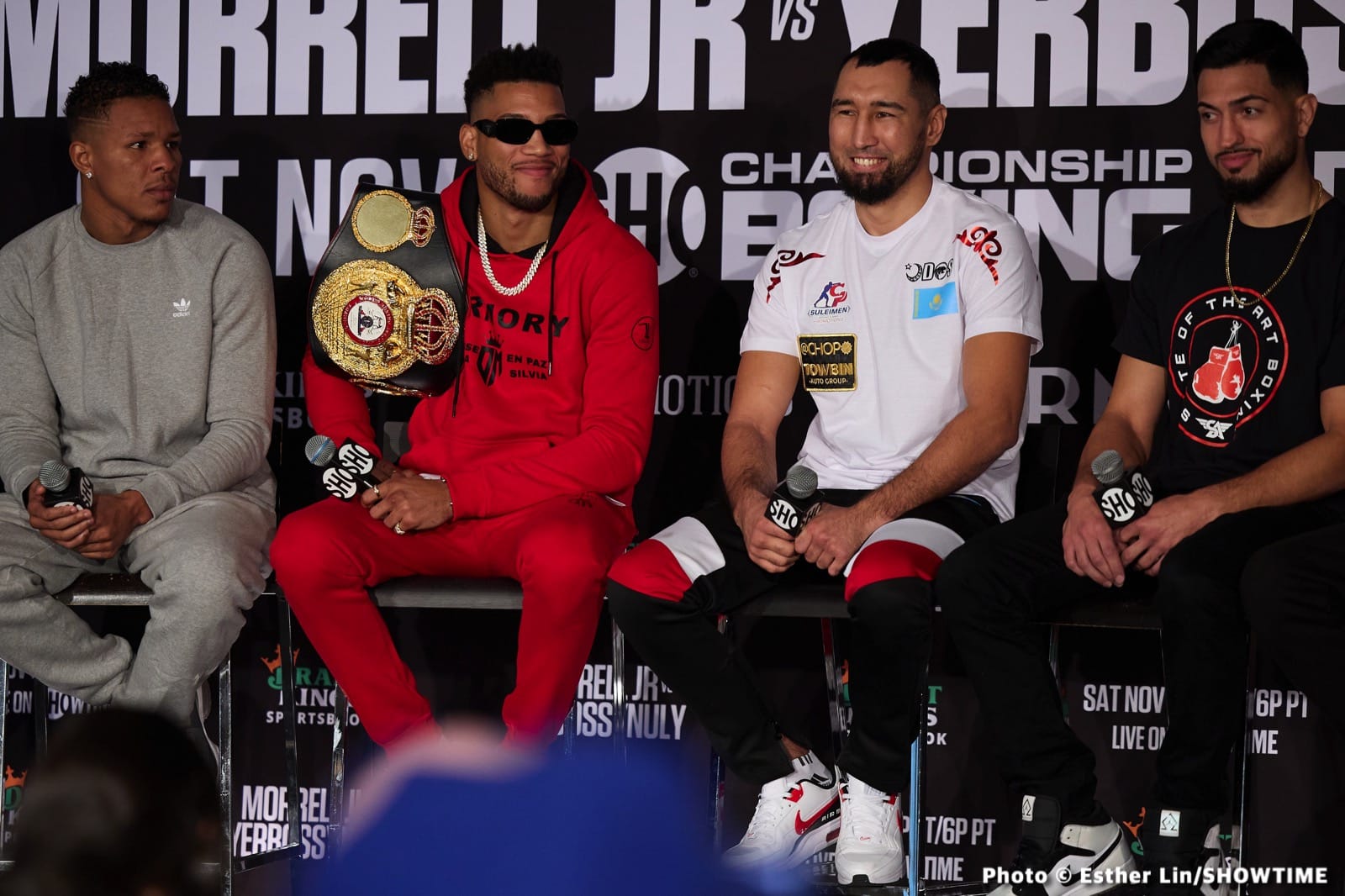 Image: David Morrell predicting 8th round knockout of Yerbossynuly on Showtime