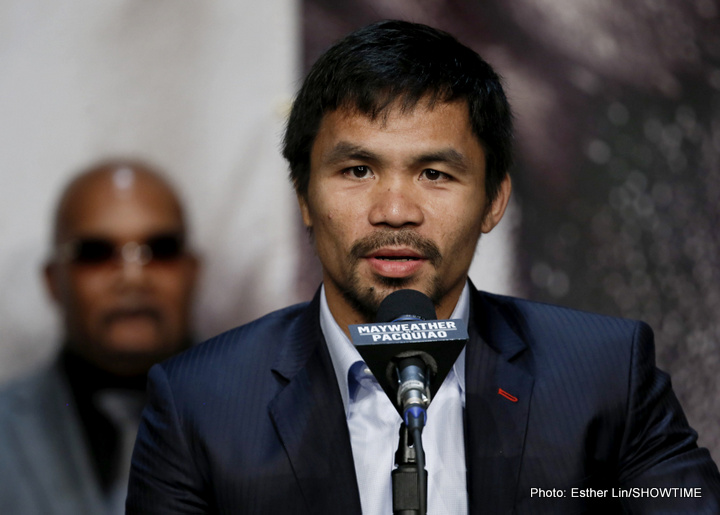 Image: Pacquiao vs. Matthysse fight still not completed for June 24