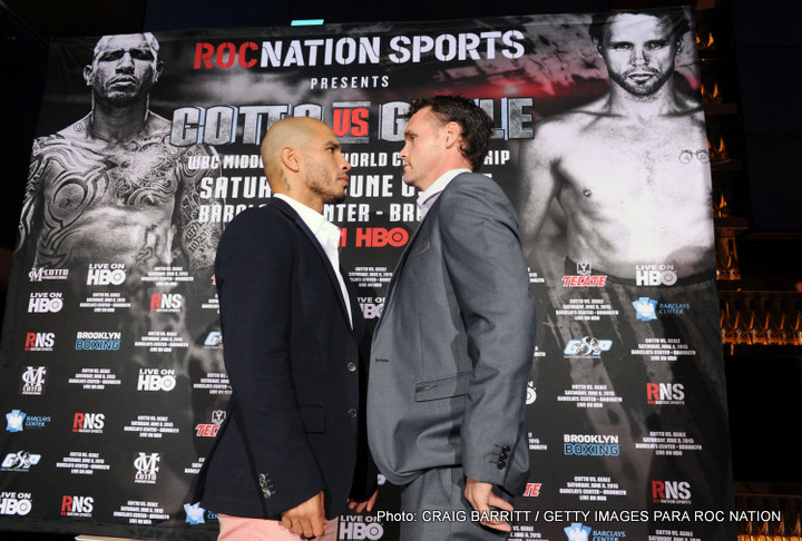 Image: If Geale comes in over 157lbs, will Cotto cancel the fight?