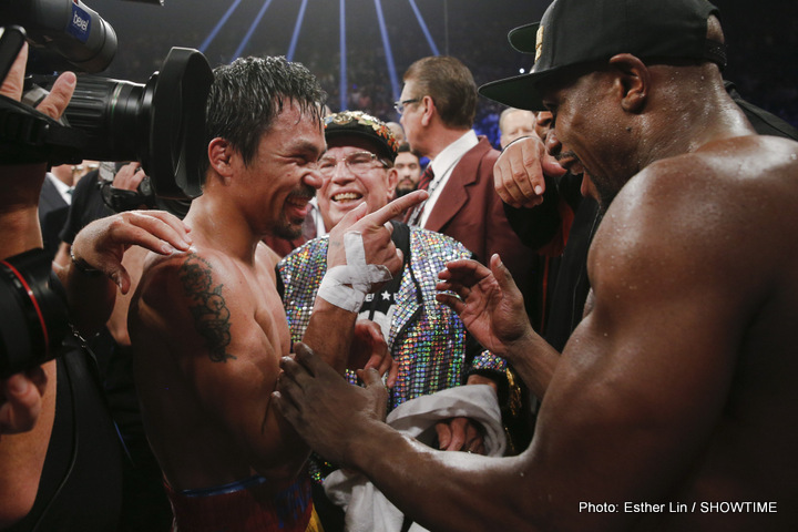 Image: Espinoza interested in Mayweather-Pacquiao rematch