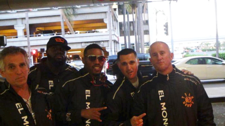 Image: Willie “The Mongoose” Monroe Jr. arrives at LAX for Golovkin fight on Saturday