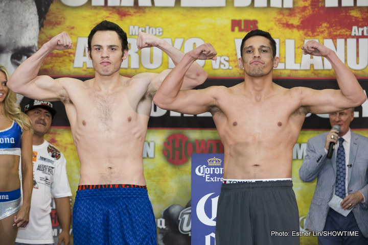 Image: Chavez Jr. comes in overweight at 170.8 at weigh-in for Reyes fight