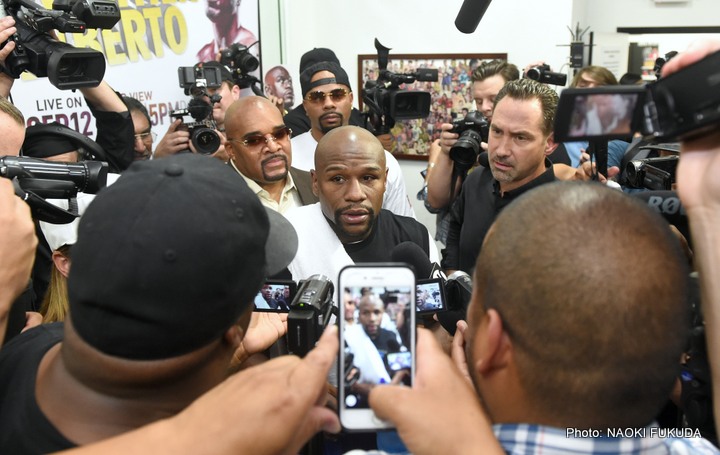 Image: Mayweather: It’s not going to be easy beating Berto