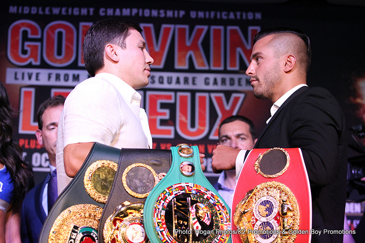 Image: Golovkin 165, Lemieux 175.4lbs – 30 day weigh-in